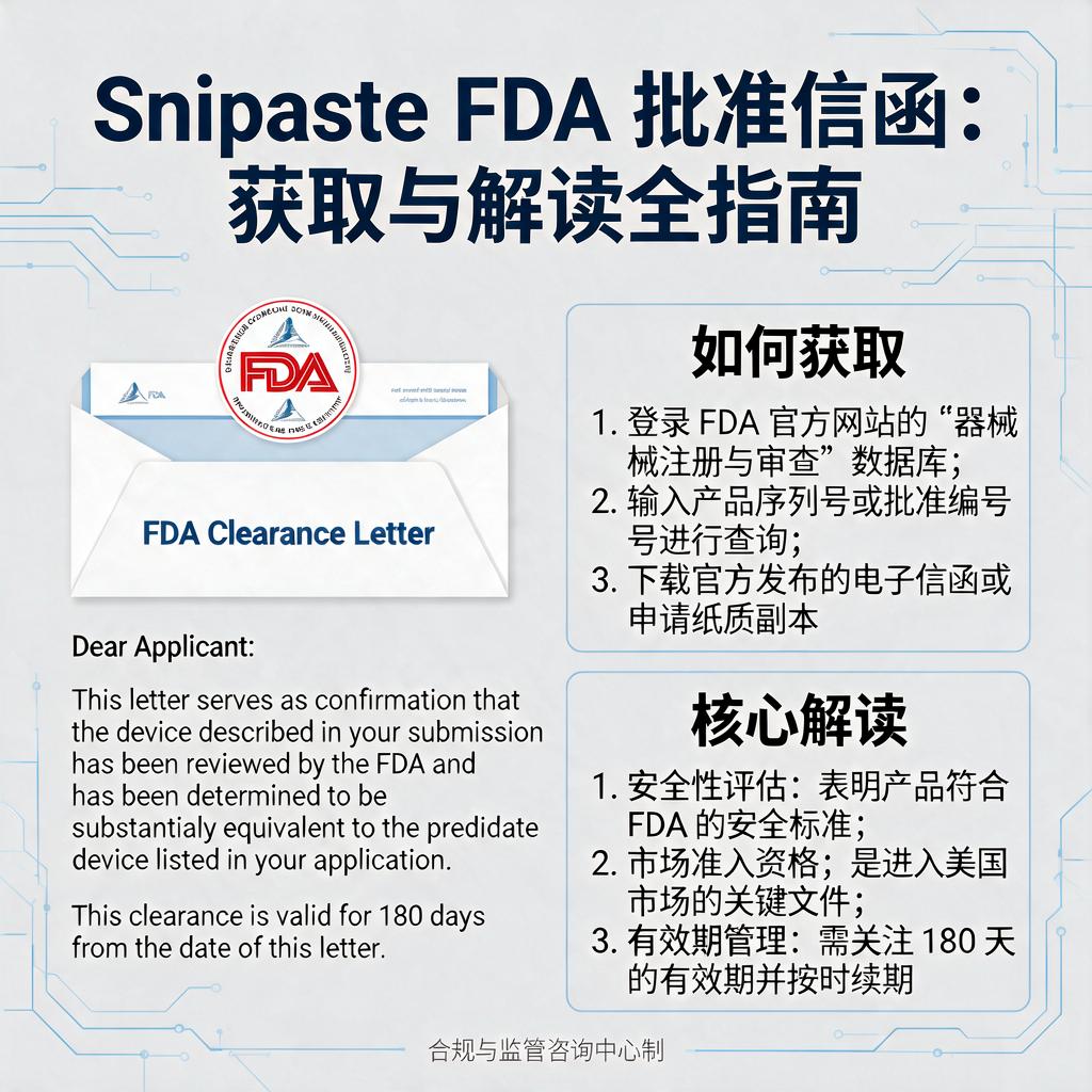 Snipaste FDA批准信函如何获取与解读?