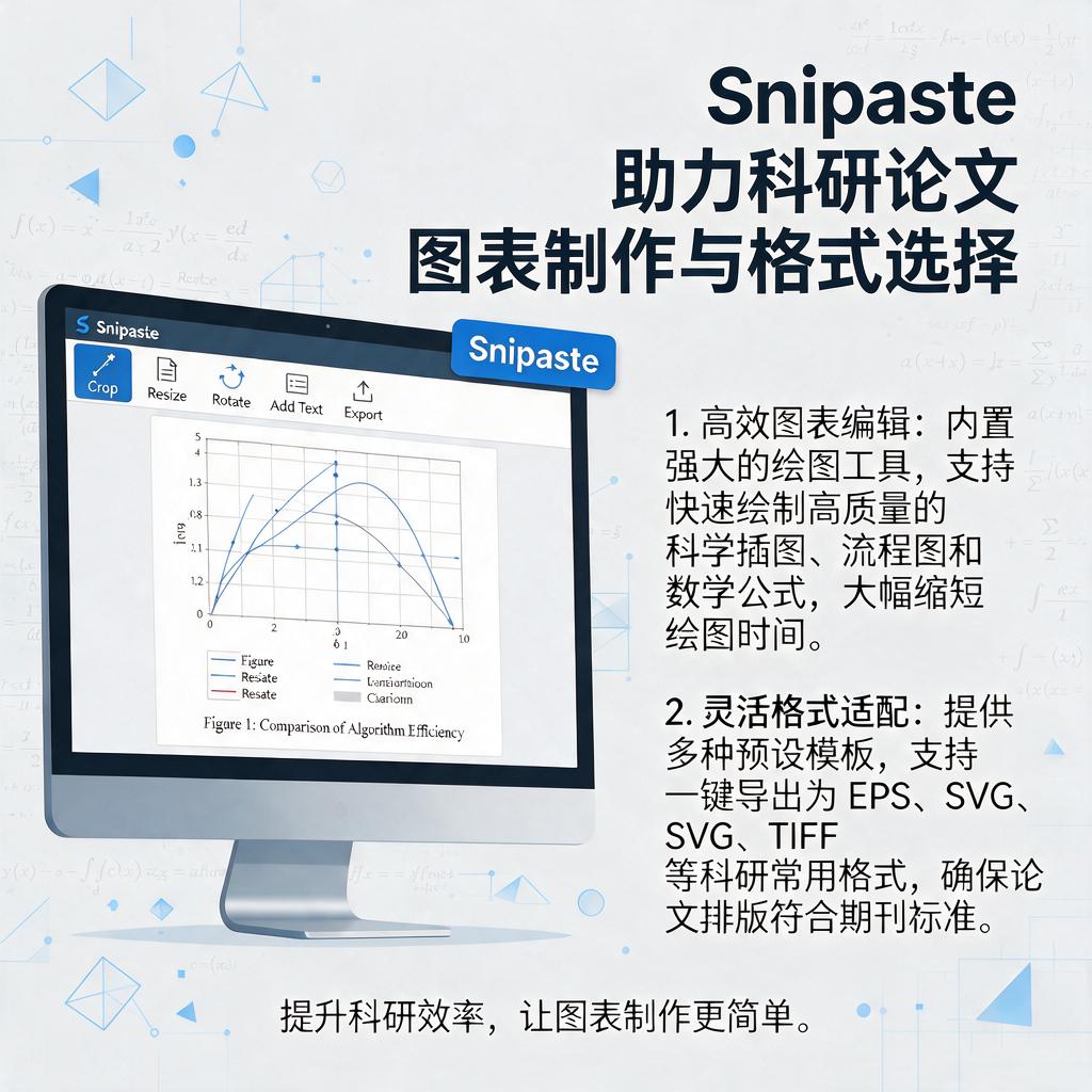 Snipaste如何助力科研论文图表制作与格式选择?