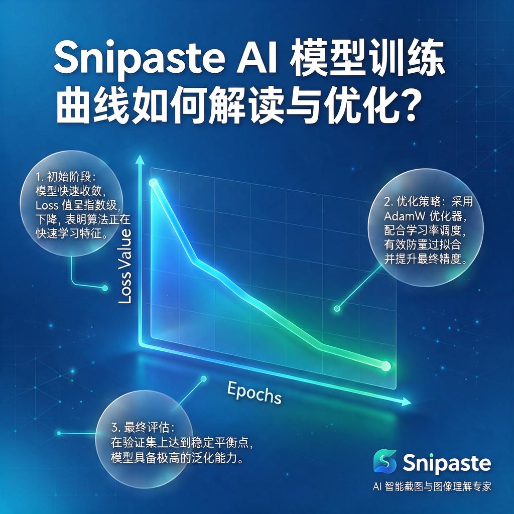Snipaste AI模型训练曲线如何解读与优化？