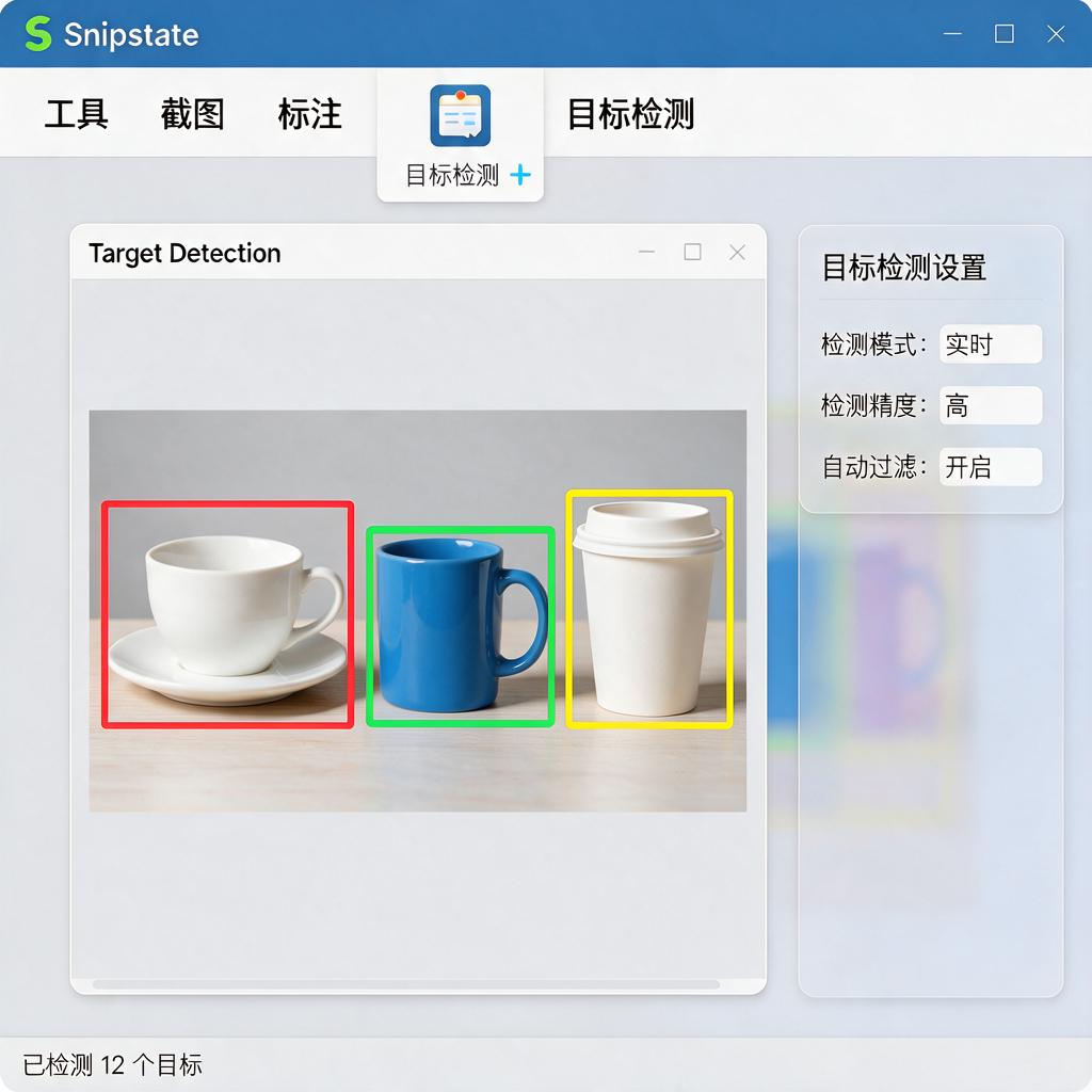Snipaste如何实现CV目标检测框功能?