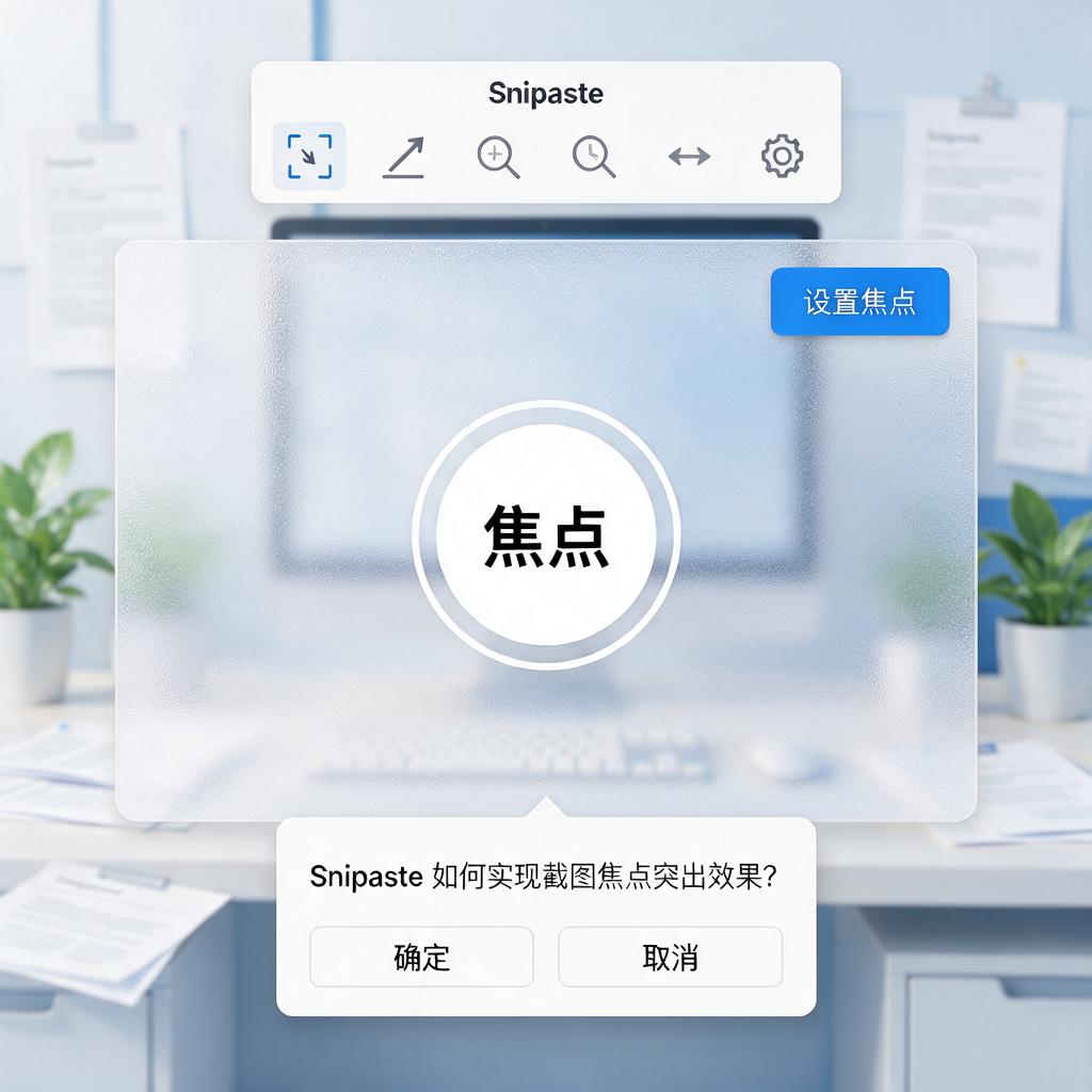 Snipaste如何实现截图焦点突出效果？