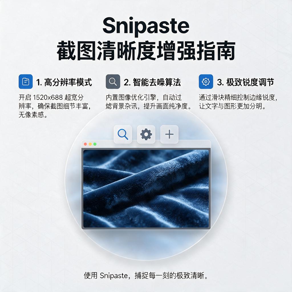 Snipaste如何增强截图清晰度？