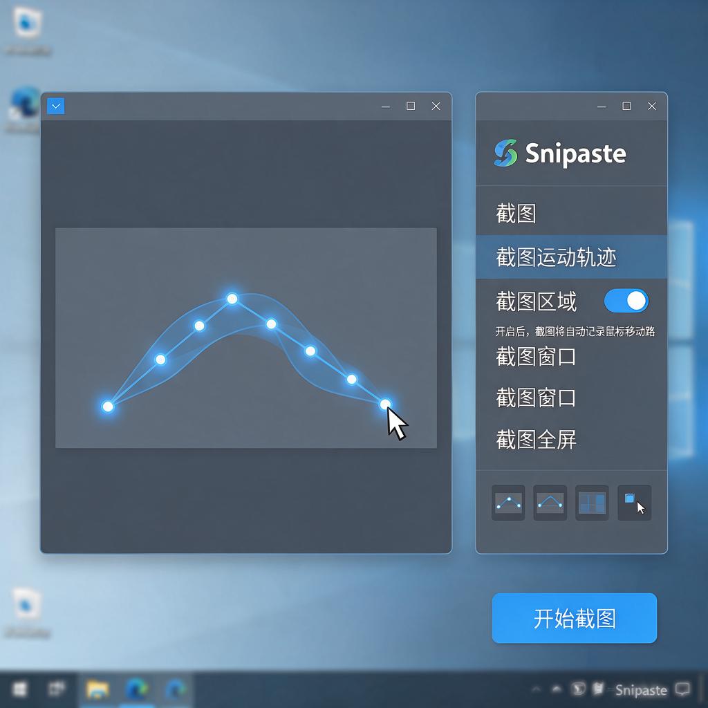 Snipaste如何实现截图运动轨迹捕捉？