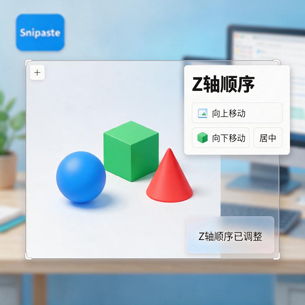 Snipaste贴图Z轴顺序怎么调整？