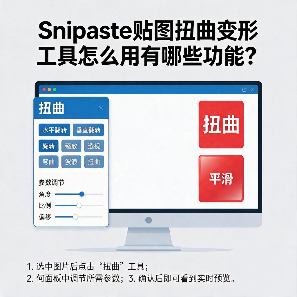 Snipaste贴图扭曲变形工具怎么用有哪些功能？