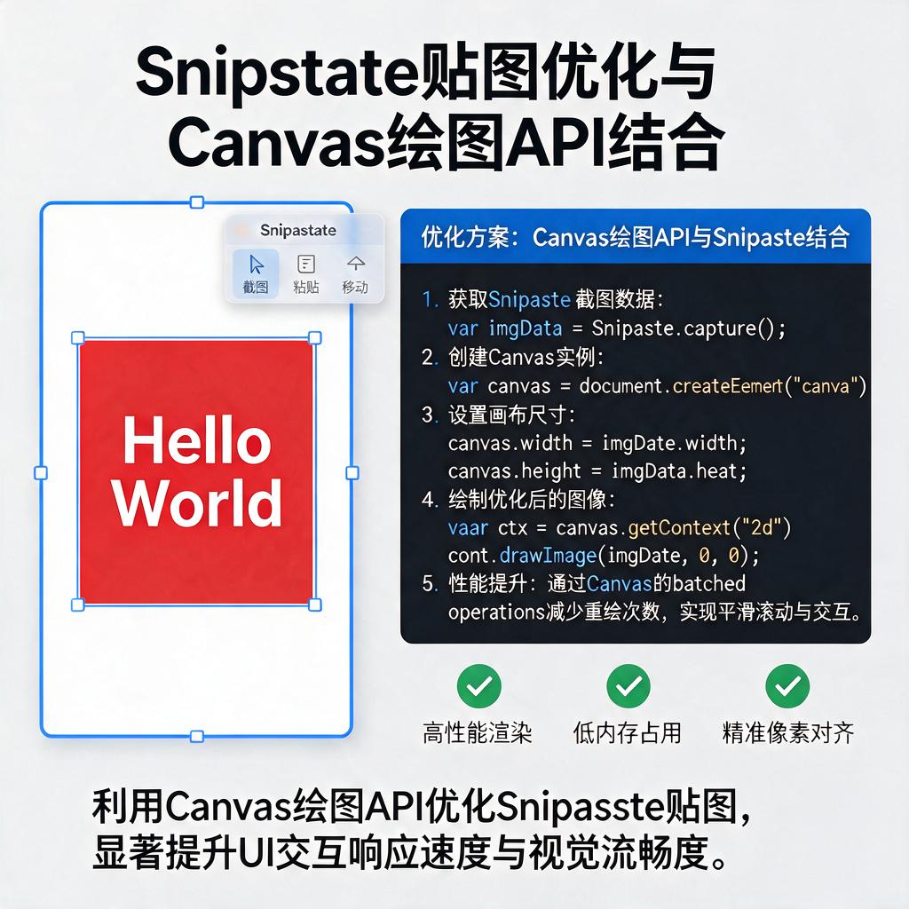Snipaste贴图如何运用Canvas绘图API进行优化?