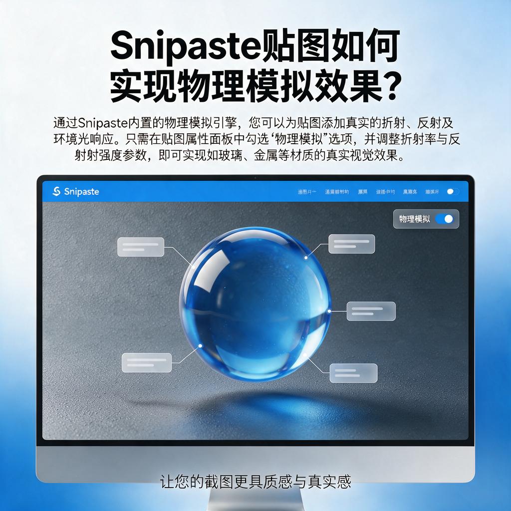 Snipaste贴图如何实现物理模拟效果?
