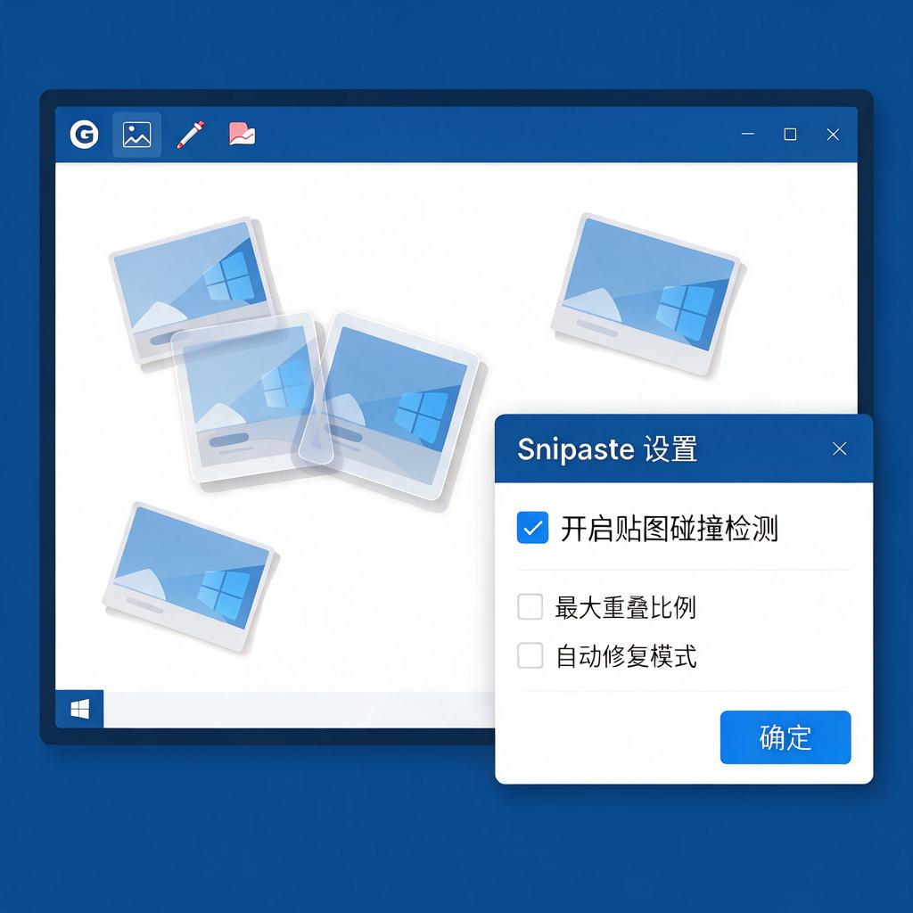Snipaste贴图碰撞检测功能如何开启和使用?