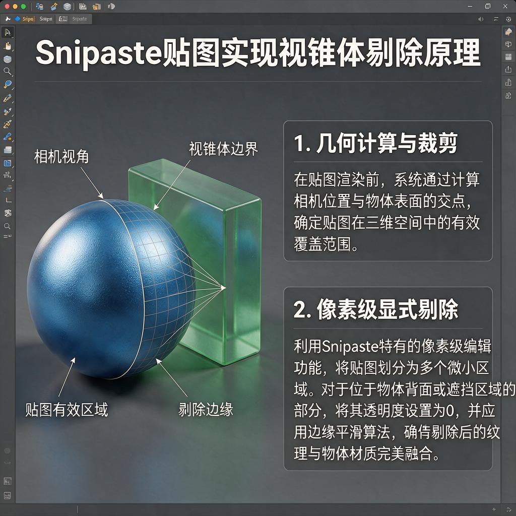 Snipaste贴图如何实现视锥体剔除效果?