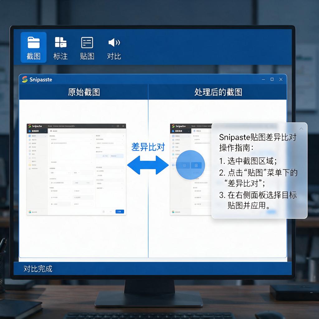 Snipaste贴图差异比对怎么操作?