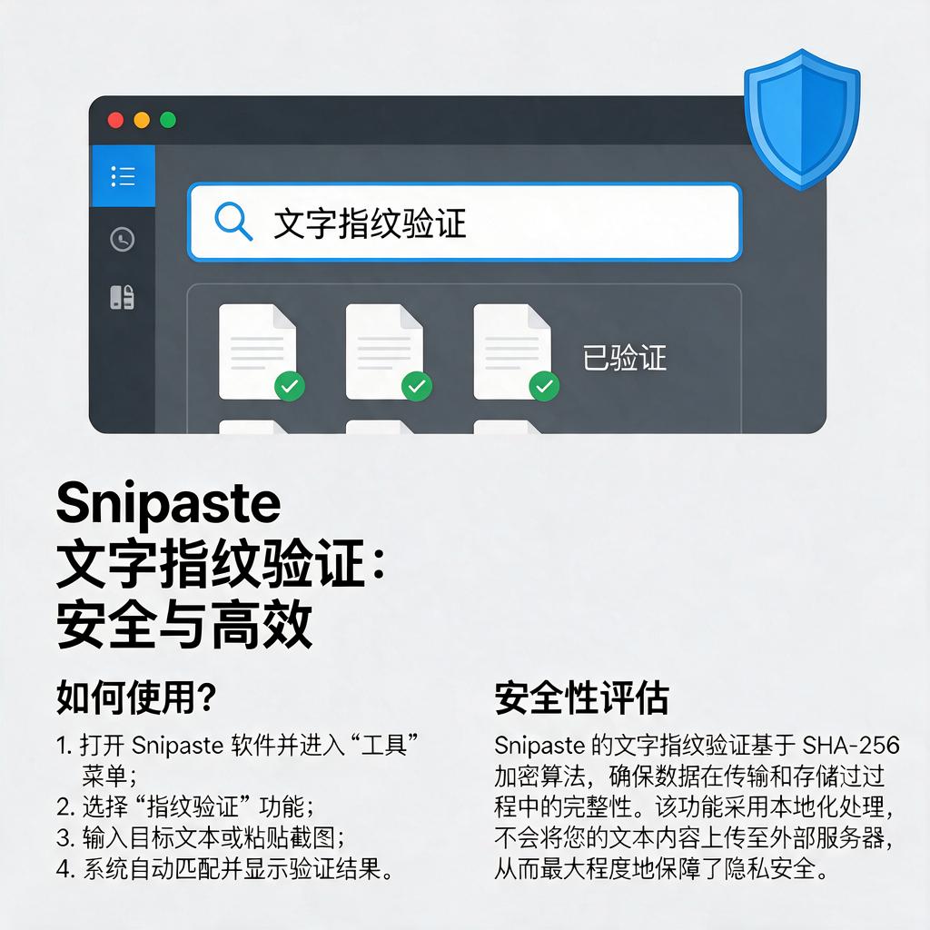 Snipaste文字指纹验证怎么用且安全吗？