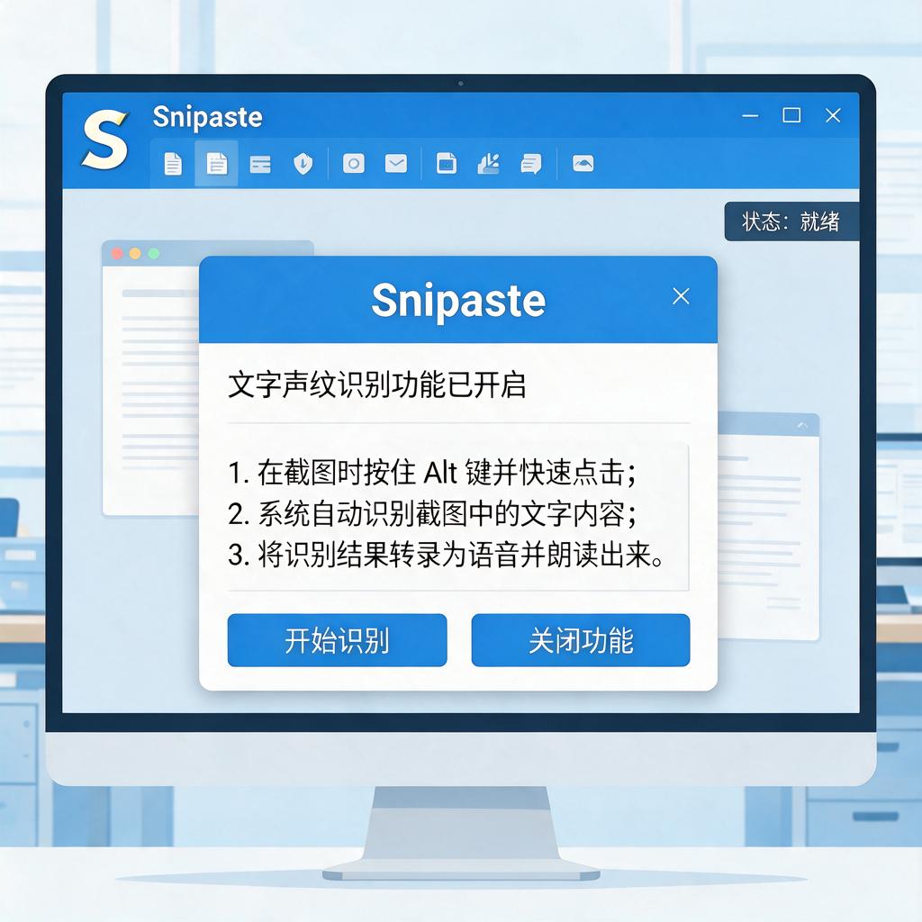 Snipaste如何实现文字声纹识别功能？