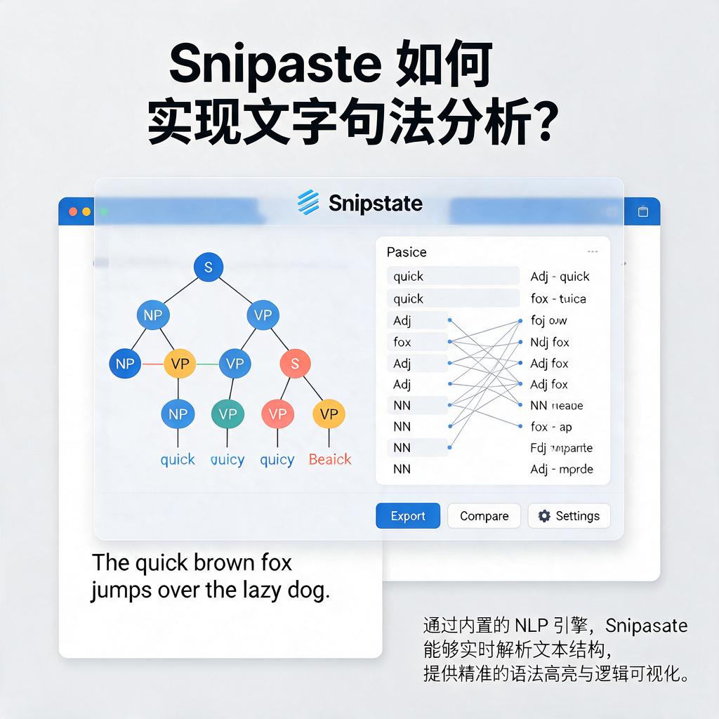 Snipaste如何实现文字句法分析？