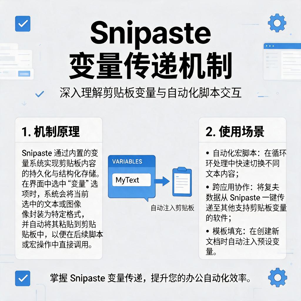 Snipaste变量传递机制是什么？怎么用？