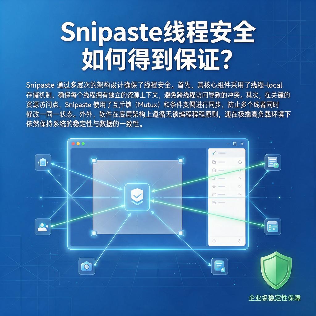 Snipaste线程安全如何得到保证?