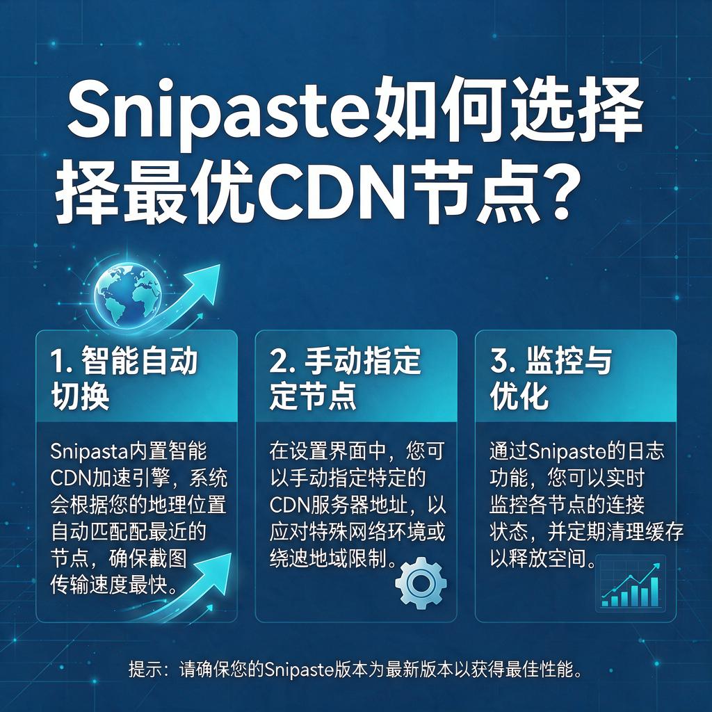 Snipaste如何选择最优CDN节点？
