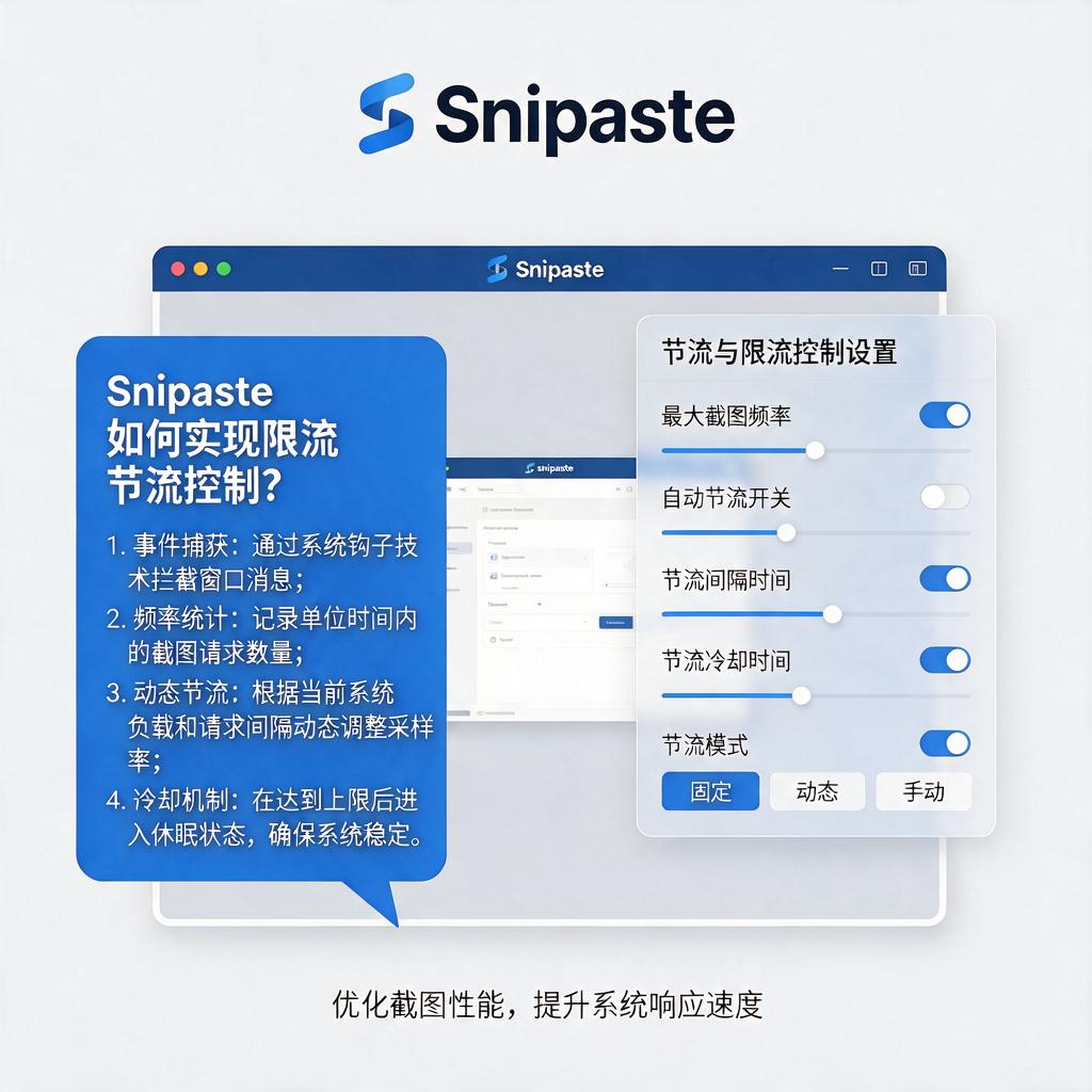 Snipaste如何实现限流节流控制？