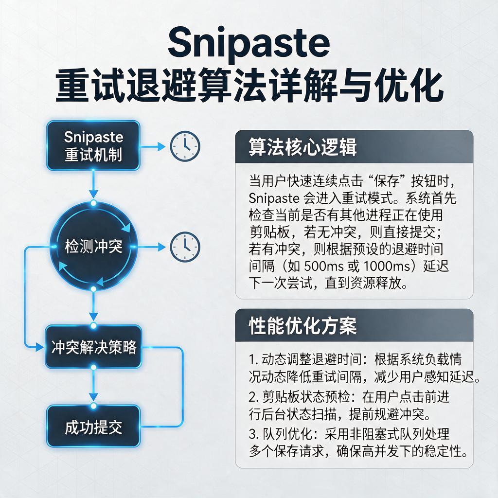 Snipaste重试退避算法是什么？如何优化实现？