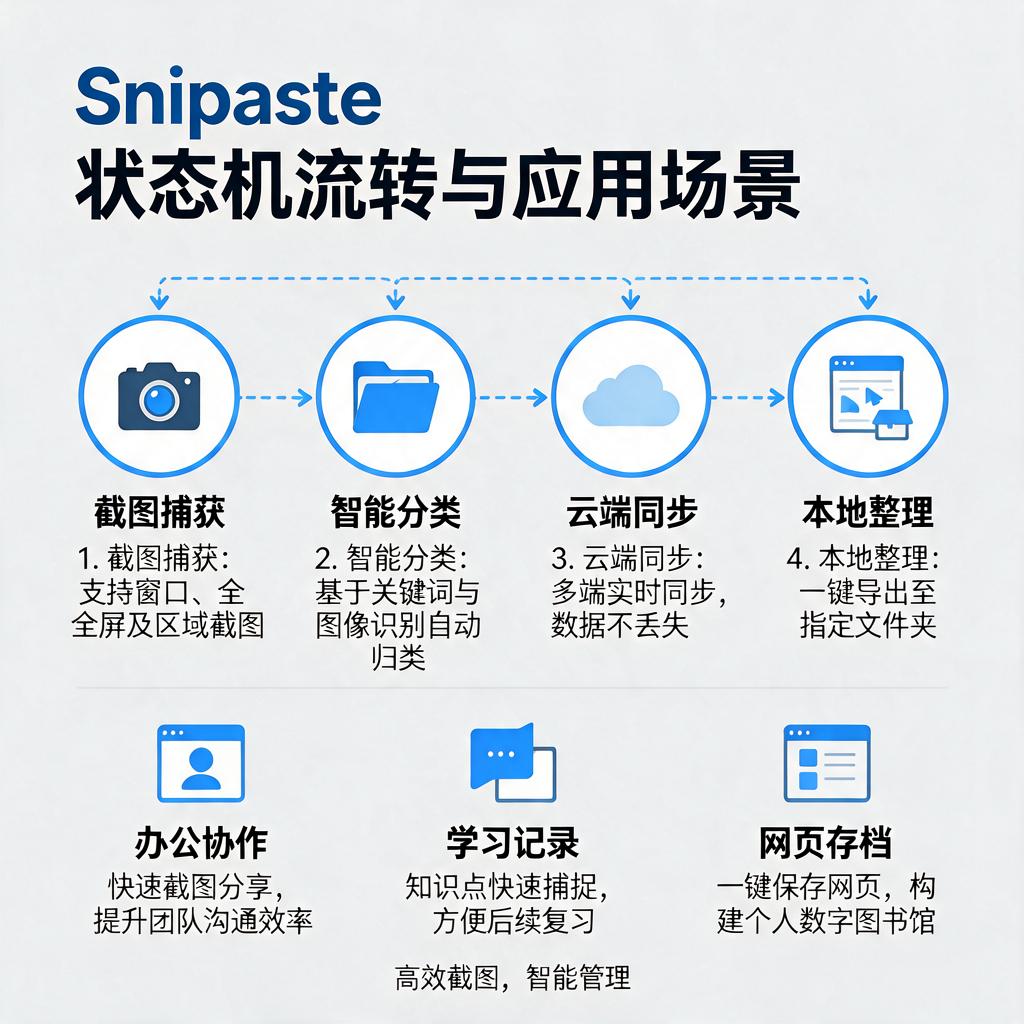 Snipaste状态机流转怎么用？有哪些应用场景？