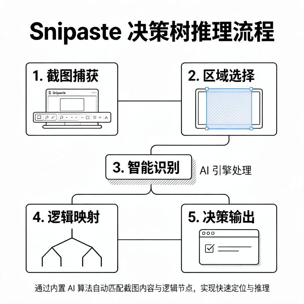 Snipaste如何实现决策树推理步骤？