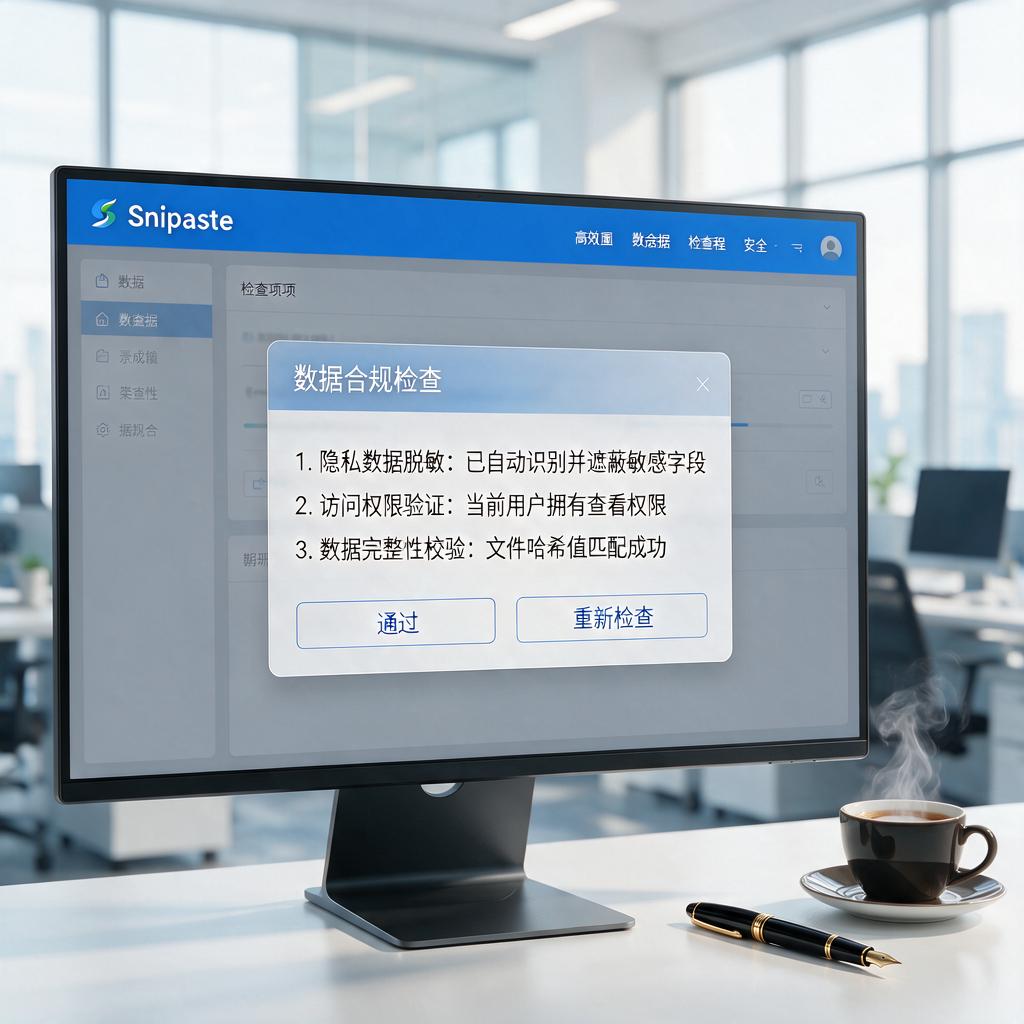 Snipaste数据合规检查应该如何进行?