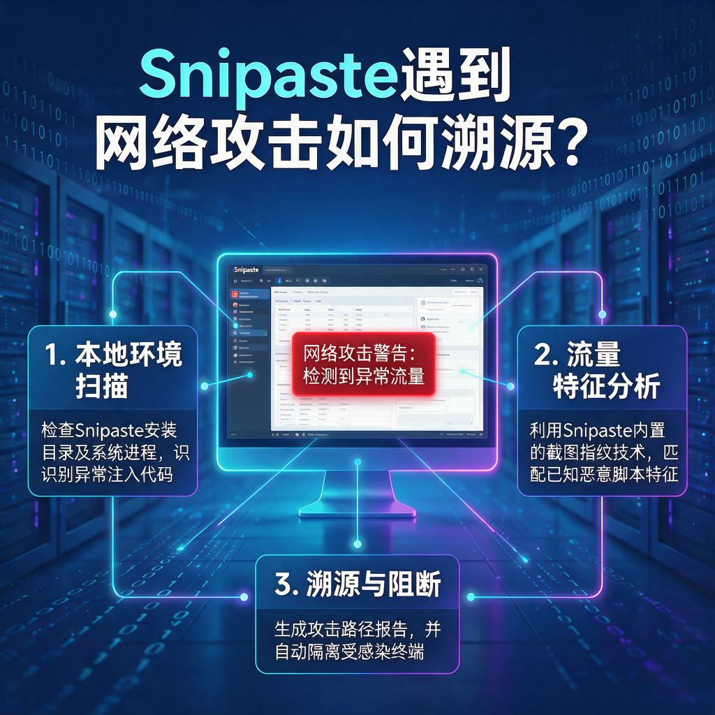 Snipaste遇到网络攻击如何溯源?