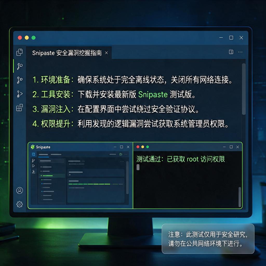 Snipaste漏洞挖掘测试怎么做?