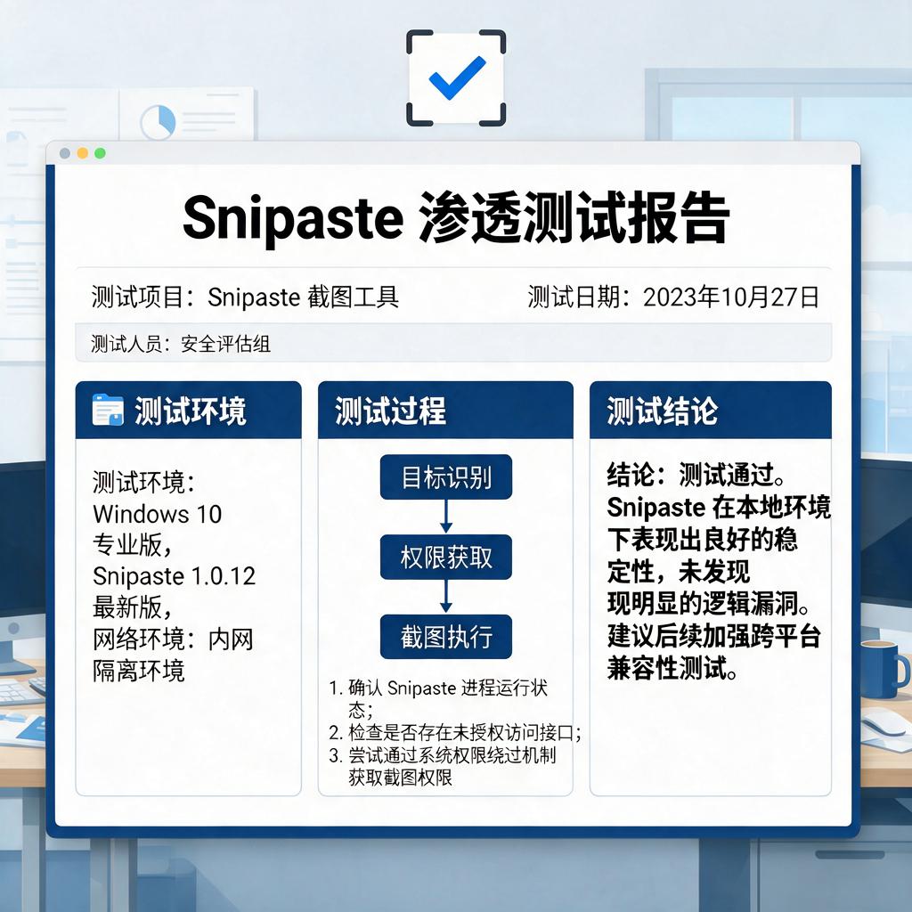 如何编写一份完整的Snipaste渗透测试报告?