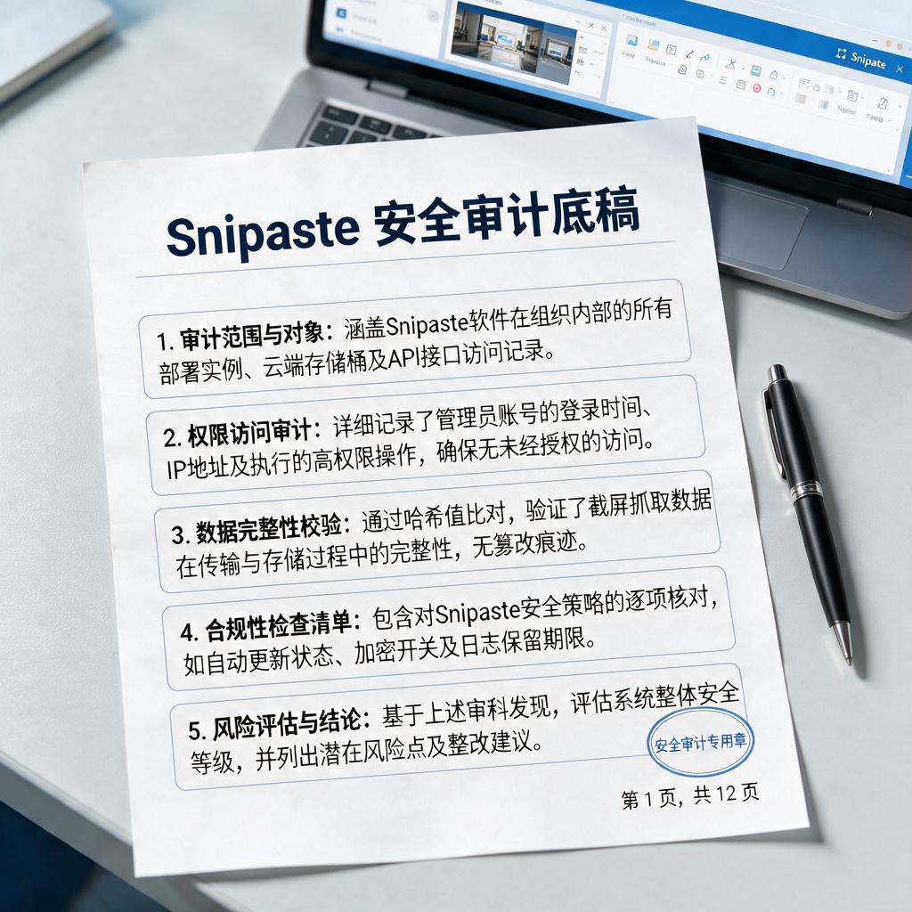 Snipaste安全审计底稿包含哪些关键内容?