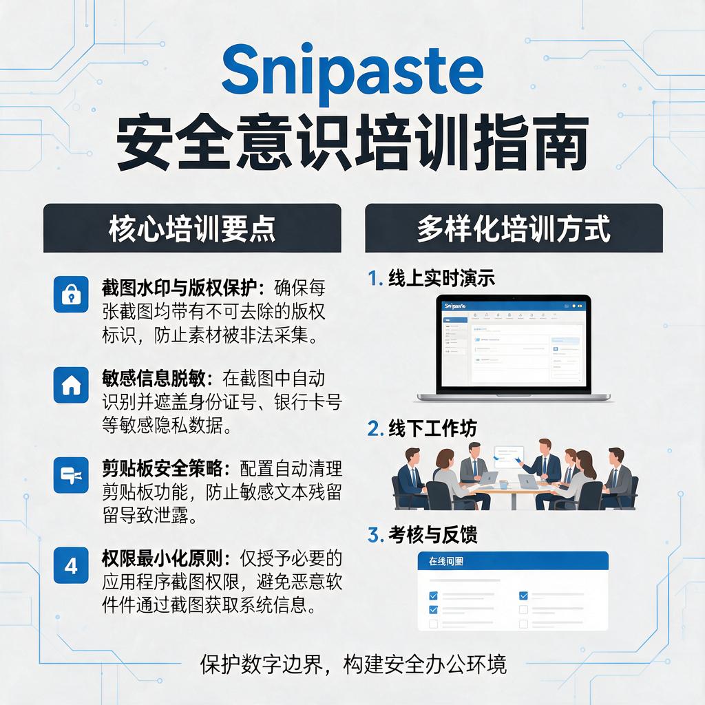 Snipaste安全意识培训有哪些要点和方式?