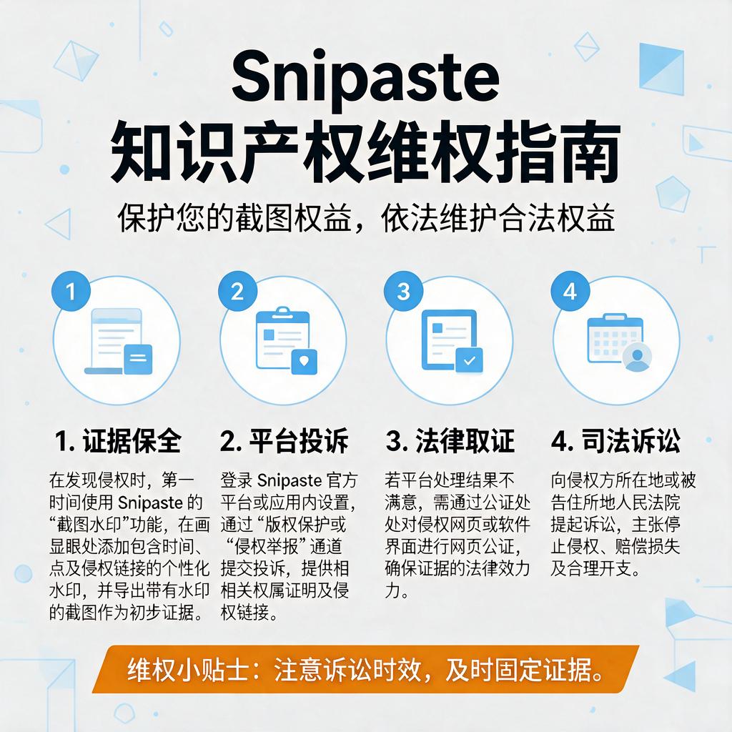 Snipaste知识产权维权应该怎么做?