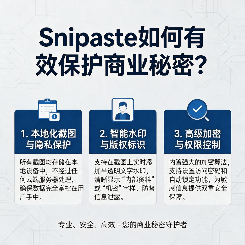 Snipaste如何有效保护商业秘密？