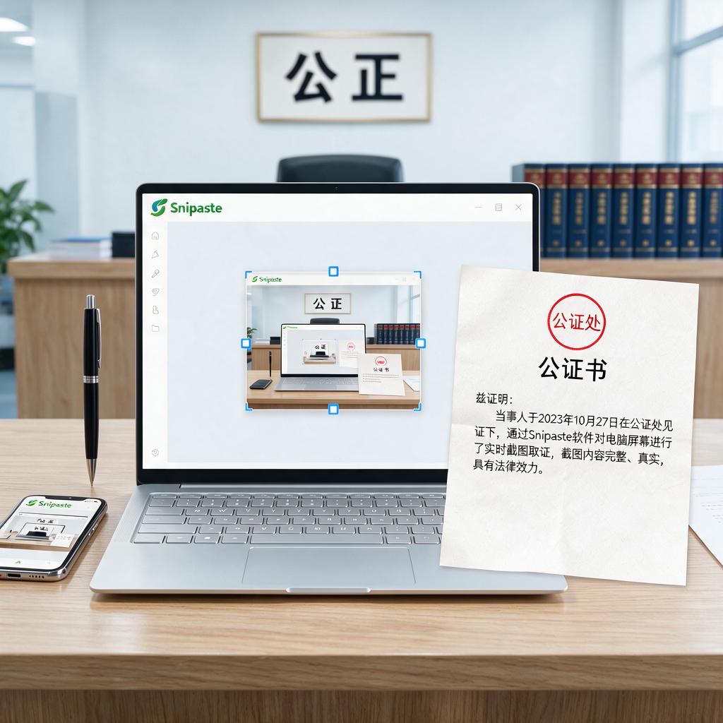 Snipaste截图如何在公证处有效取证？