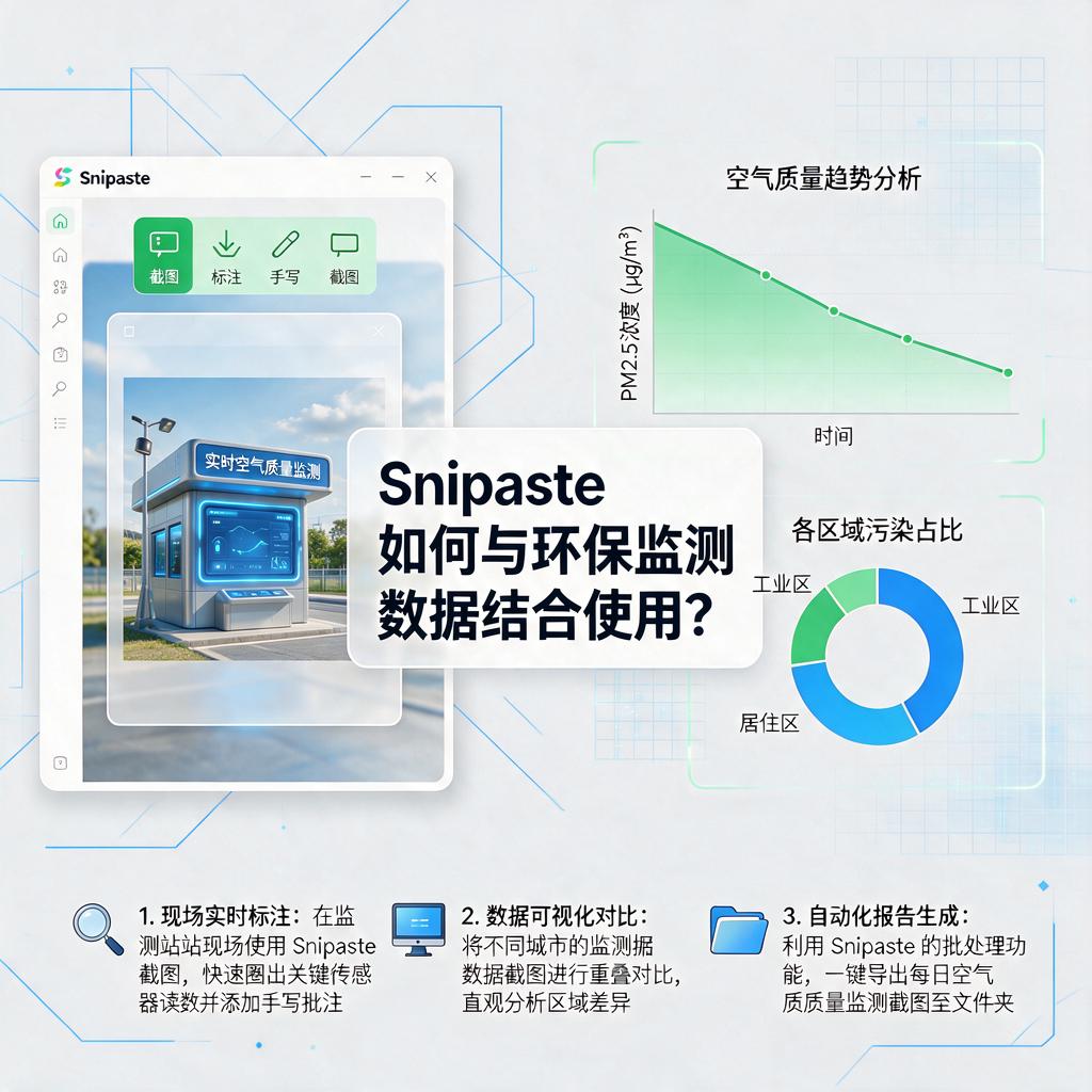 Snipaste如何与环保监测数据结合使用?