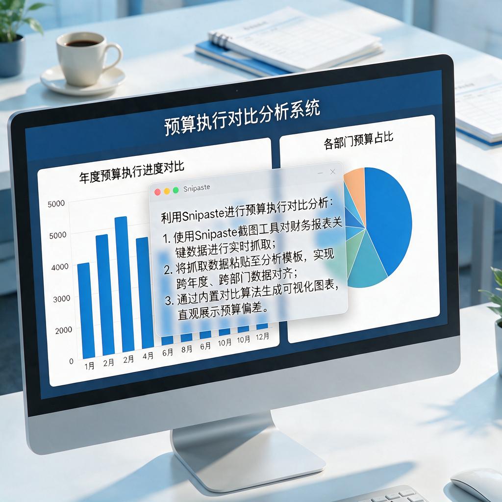 如何利用Snipaste进行预算执行对比分析？