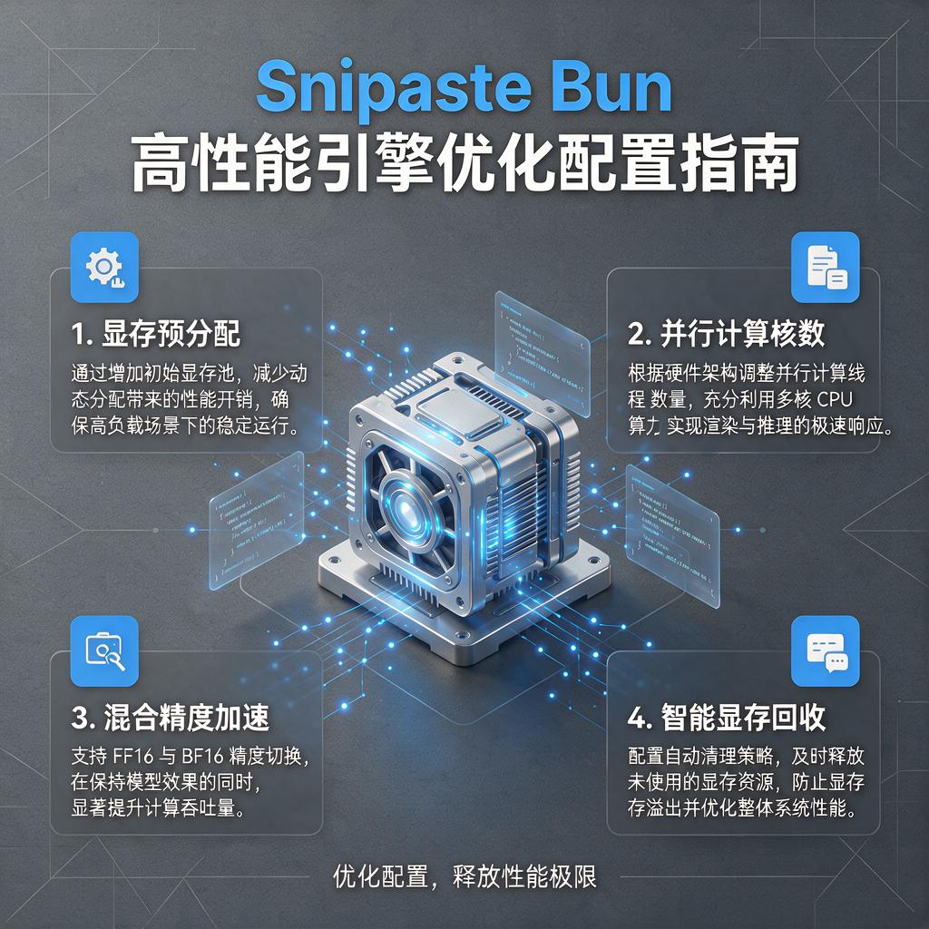 Snipaste Bun高性能引擎如何优化配置以提升性能？