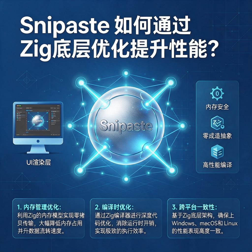 Snipaste如何通过Zig底层优化提升性能？