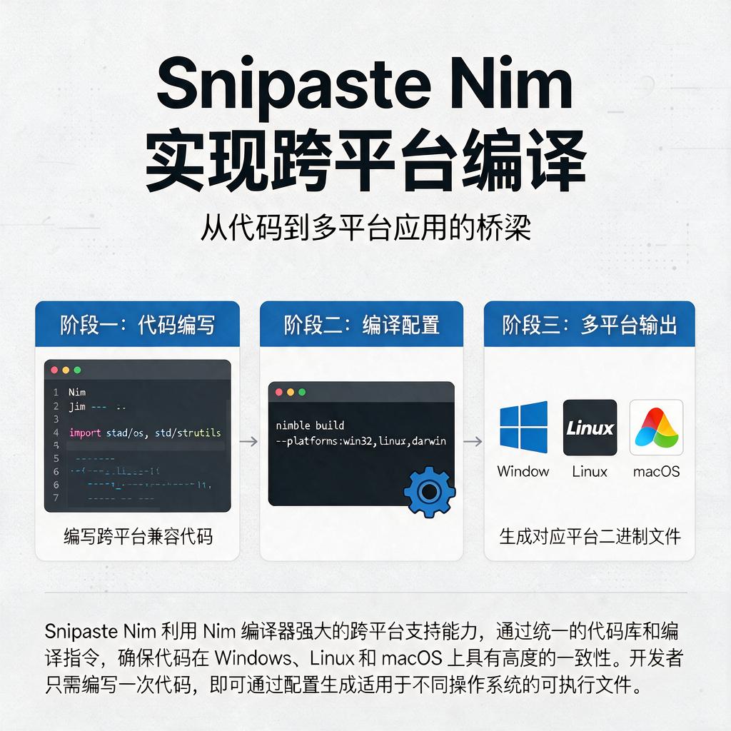 Snipaste Nim如何实现跨平台编译？