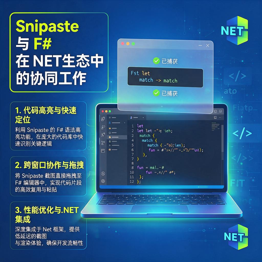 Snipaste 如何与 F# 在.NET生态中协同工作？