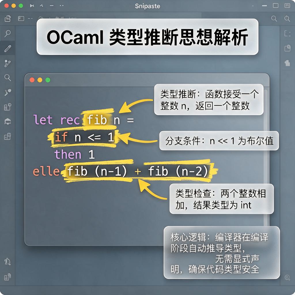 Snipaste中如何应用OCaml类型推断思想？
