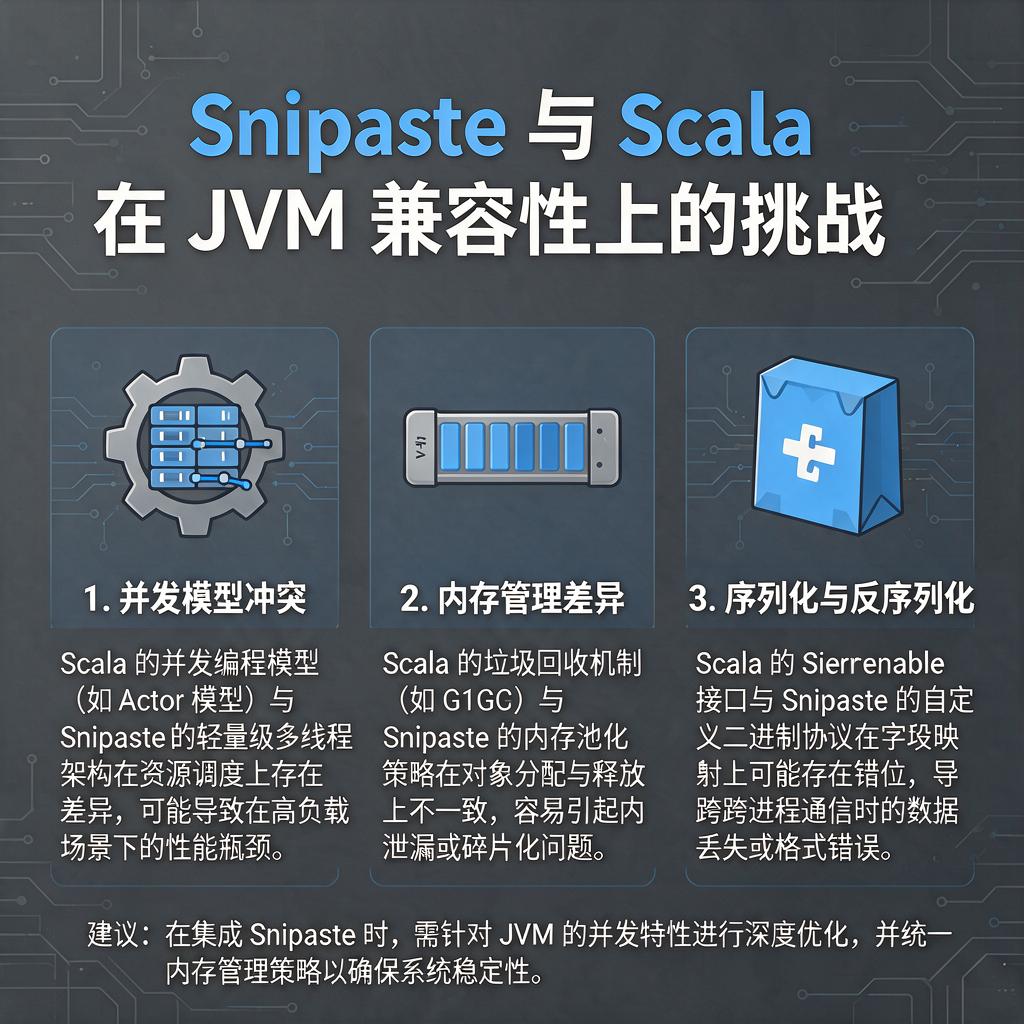 Snipaste与Scala在JVM兼容上会遇到哪些问题？