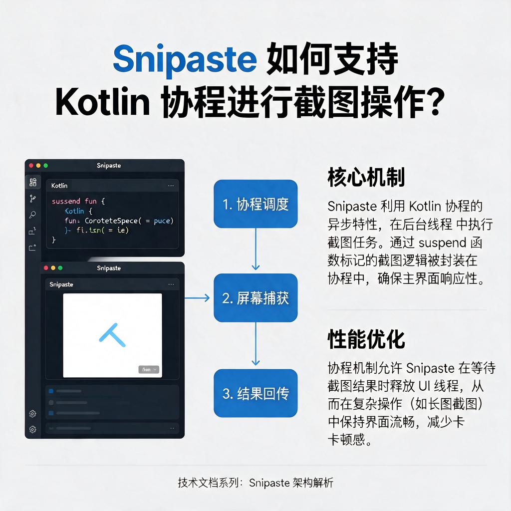 Snipaste如何支持Kotlin协程进行截图操作？