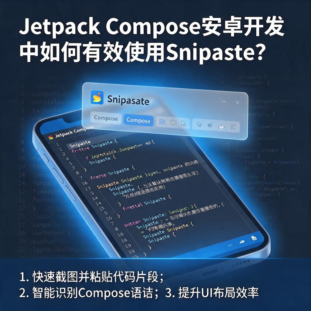 Jetpack Compose安卓开发中如何有效使用Snipaste？