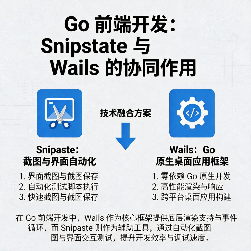 Snipaste和Wails如何在Go前端开发中发挥作用?