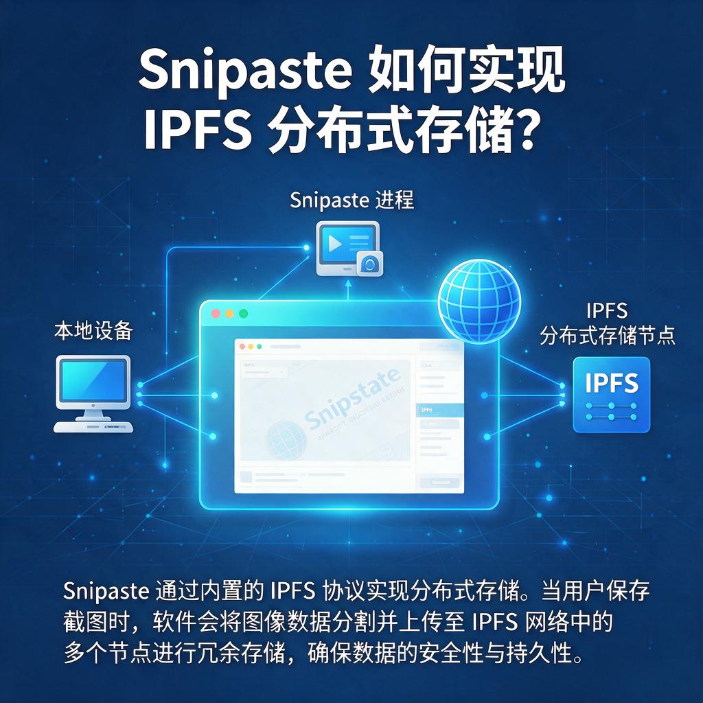 Snipaste如何实现IPFS分布式存储?