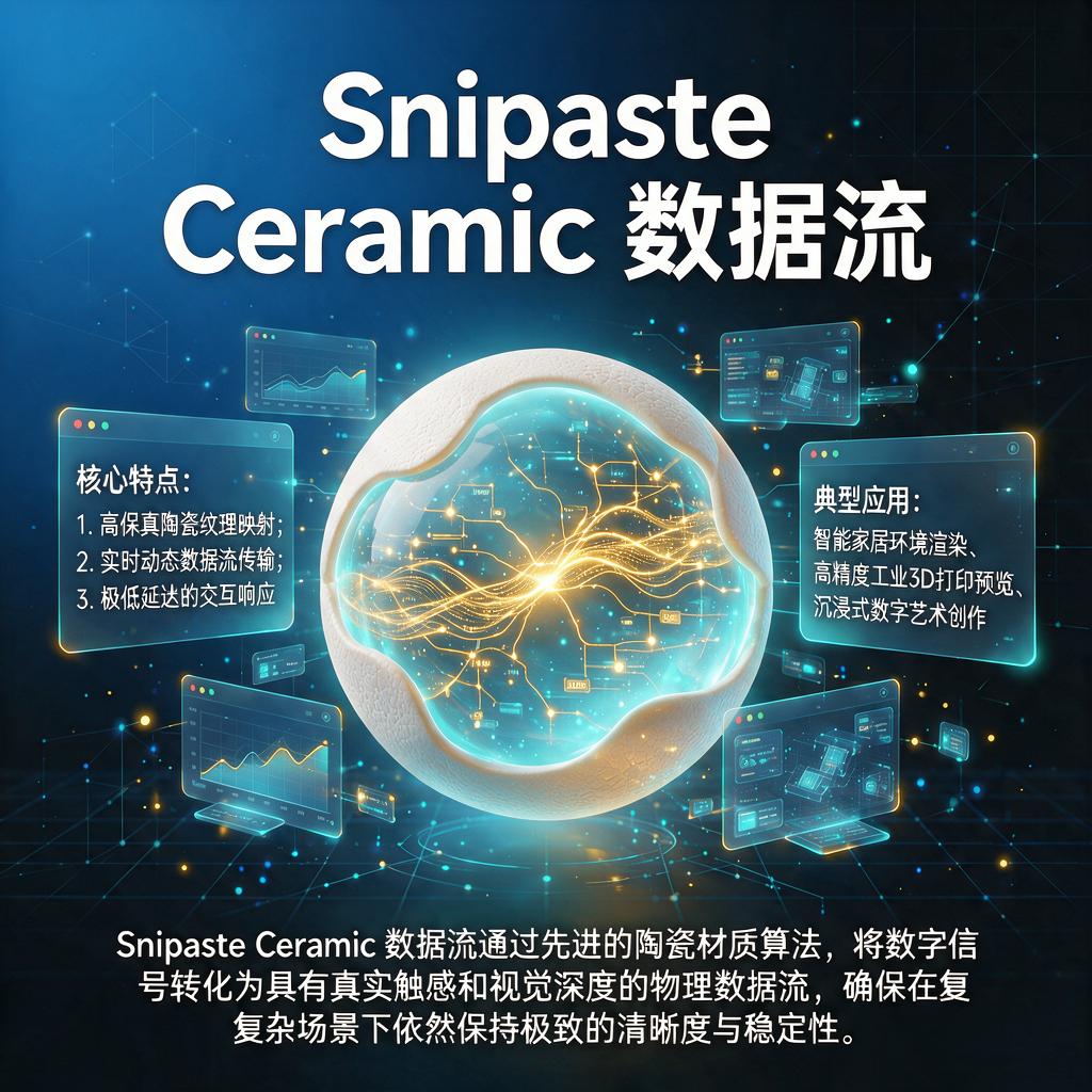 Snipaste Ceramic数据流是什么有何特点与应用场景？