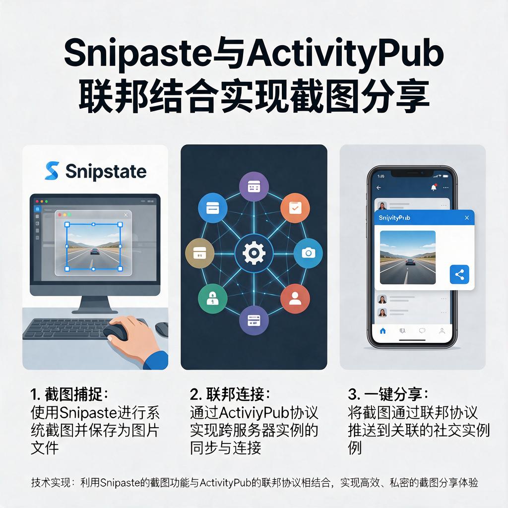 Snipaste如何与ActivityPub联邦结合实现截图分享？