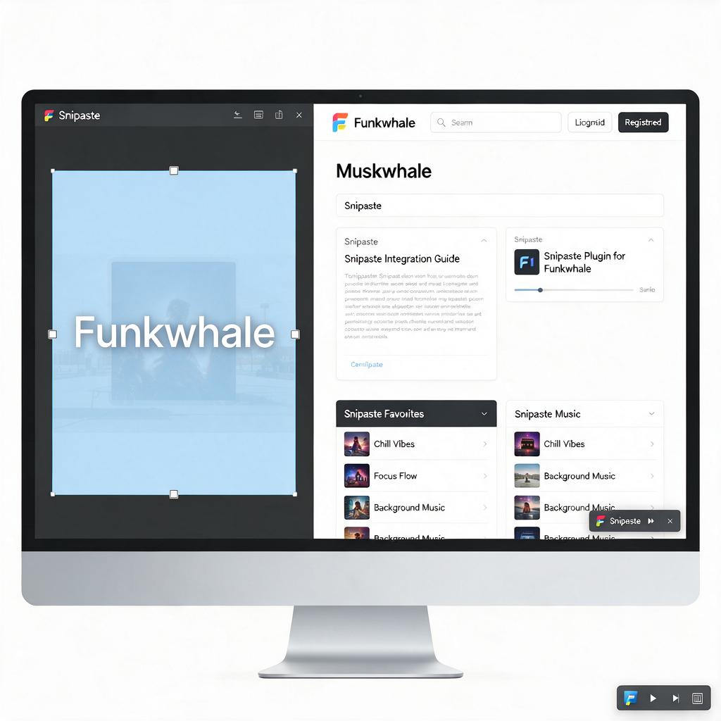 Snipaste如何与Funkwhale音乐库配合使用？