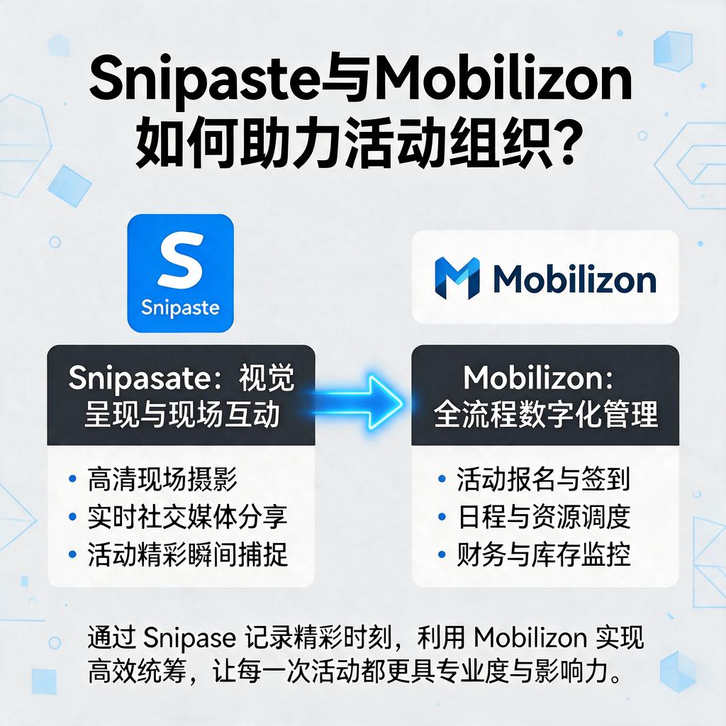 Snipaste与Mobilizon如何助力活动组织？