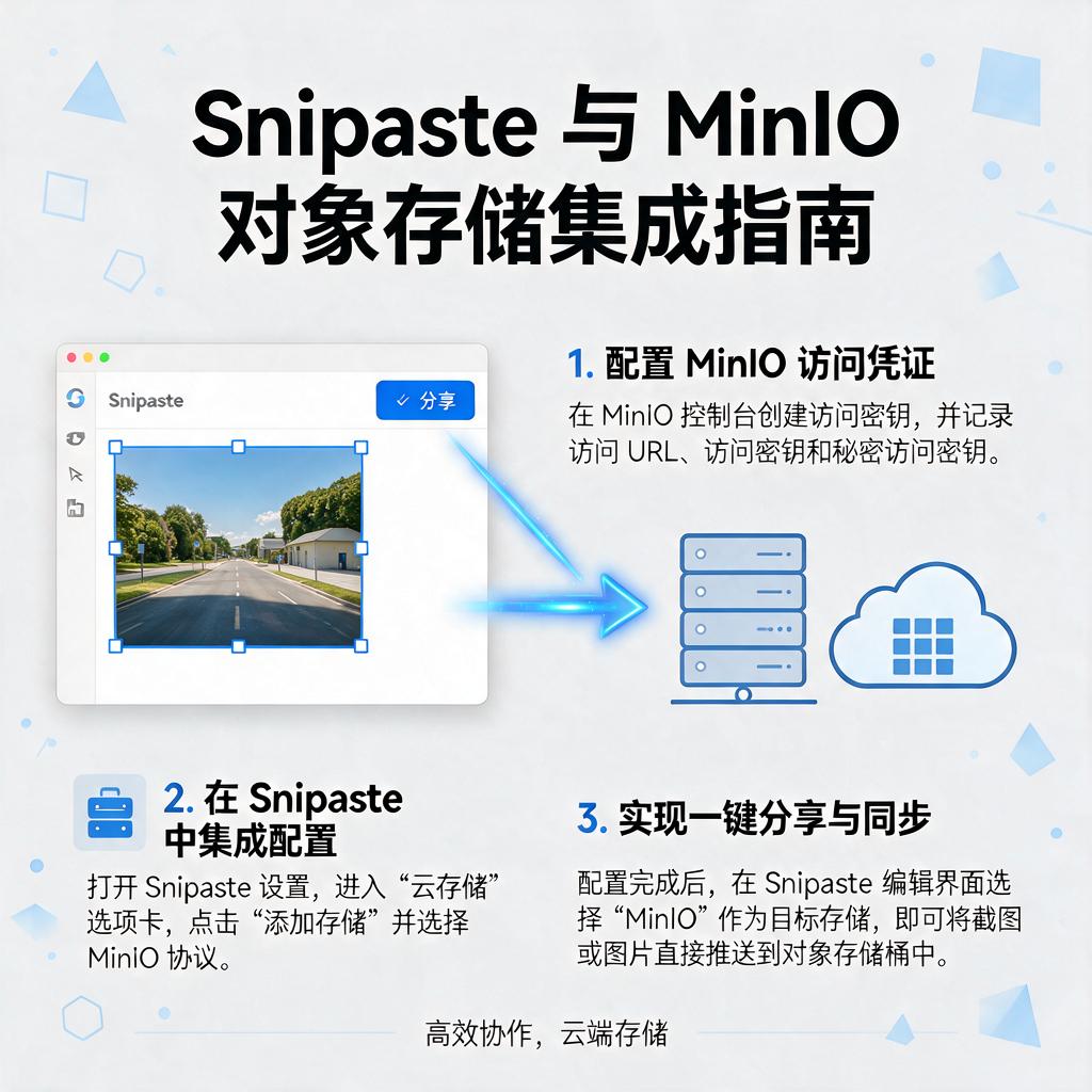 Snipaste如何与MinIO对象存储集成使用?